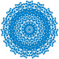 Circle ornament.