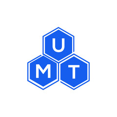 UMT letter logo design on White background. UMT creative initials letter logo concept. UMT letter design. 