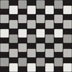 Gray striped pillows. Vector shapes pattern with gray colored cubes.