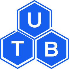 UTB letter logo design on White background. UTB creative initials letter logo concept. UTB letter design. 