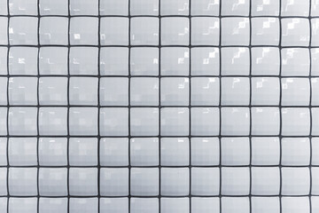 Texture pattern material of white tile block_03