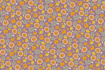 Background. Floral ornament. Illustration for packaging design, wrapper, scrapbooking, postcard.