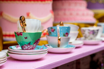 cup of tea and cakes