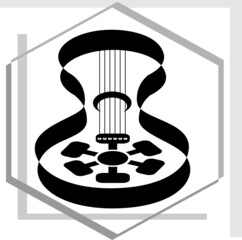 acoustic guitar tuner logo