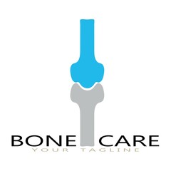 bone care healt logo symbol abstract design vector