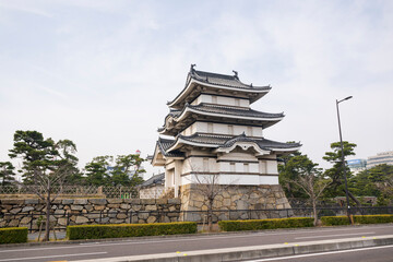 高松城跡　お城の石垣　水手御門