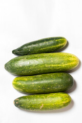 Cucumber With White Background photo