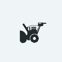  Snow blow truck icon