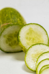 Cucumber With White Background photo