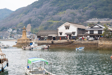 常夜燈　鞆の浦　広島県福山市