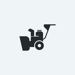 Snow blow truck icon