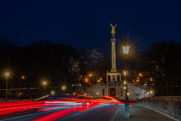 Abendstimmung am Münchner Friedensengel
