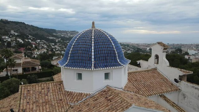 A Cloudy day in Javea town, Marina Alta, Alicante, Spain
