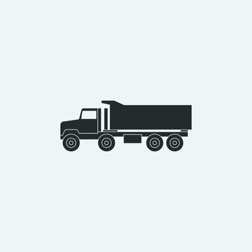 Truck van trailer icon