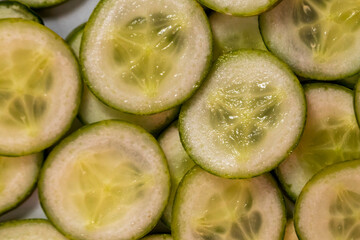 Cucumber With White Background photo