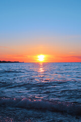 calm evening on the beach
