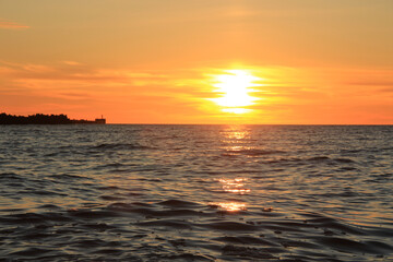 calm evening on the beach