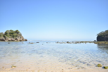 beach in the summer