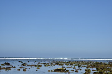 beach and blue sky