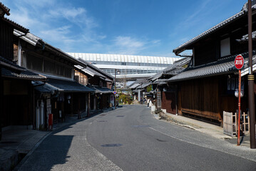 Japanese old houses at Tokaido Road 有松街並み