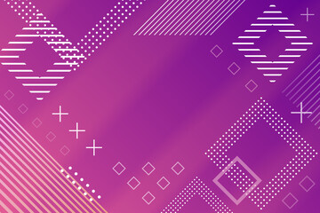 Modern background. Abstract pink and purple gradient background with 90s Memphis, retro design elements. Abstract futuristic background.