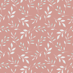 Seamless watercolor floral pattern