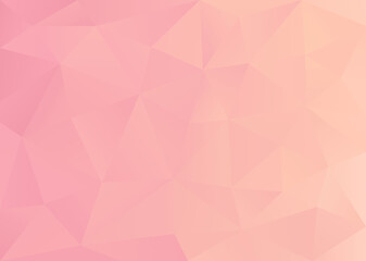 Abstract Low Poly Pink Beige Background