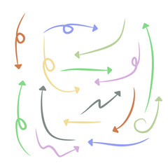 set of arrows Vector Art Icons and Graphics