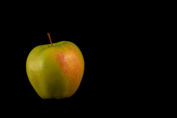 a juicy yellow apple