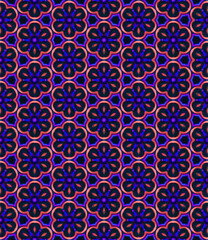 Fototapeta premium Multi color seamless pattern texture and template. Multicolored. Colorful ornamental graphic design. Colored mosaic ornaments. Vector illustration. EPS10.