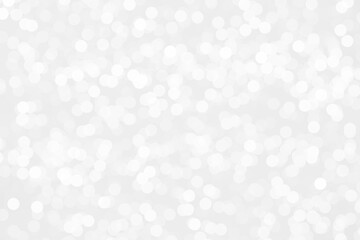 gray bokeh White and Silver lights on bokeh abstract background.	