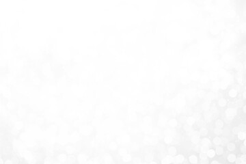 gray bokeh White and Silver lights on bokeh abstract background.	