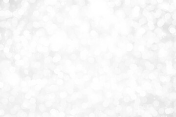 gray bokeh White and Silver lights on bokeh abstract background.	