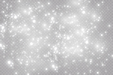 Vector glowing stars, lights and sparkles.Glow light effect. Vector illustration. Christmas flash. dust. 