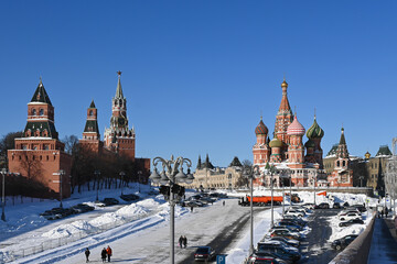 Obraz premium The Moscow Kremlin.