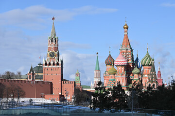 Obraz premium The Moscow Kremlin.
