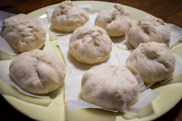 とても美味しい日本の自家製の肉まん