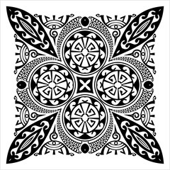 Half Sleeve Tribal Tattoo M_2203017