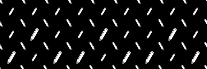Marker Pen Icon Seamless Pattern M_2203001