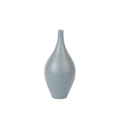 ceramic vase decorative object for home decoration isolated on white background