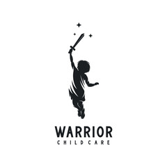 a boy holding a sword