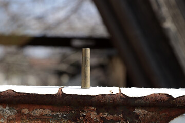 The last one cartridge for a pistol