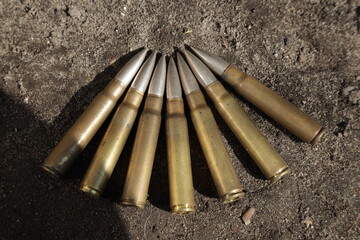 A pile of vintage cartridges