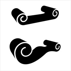 Roll Icon, Mat, Rug, Carpet Or Paper Roll Icon Of Anything