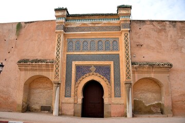 Fototapeta premium MOROCCO-MEKNES One of the 4 old imperial cities of Morocco