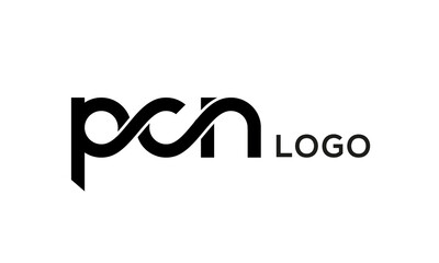 Letter PCN creative logo design vector	 - obrazy, fototapety, plakaty