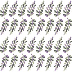 Luxury nature leaves background vector. Floral pattern, Vector illustration.