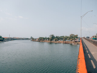 Providence Island in Monrovia, Liberia where african american settlers first arrived