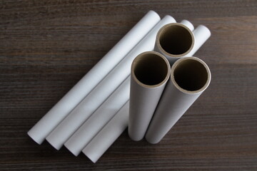 工作素材のラップの芯