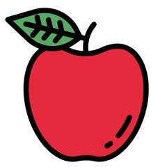 apple line icon